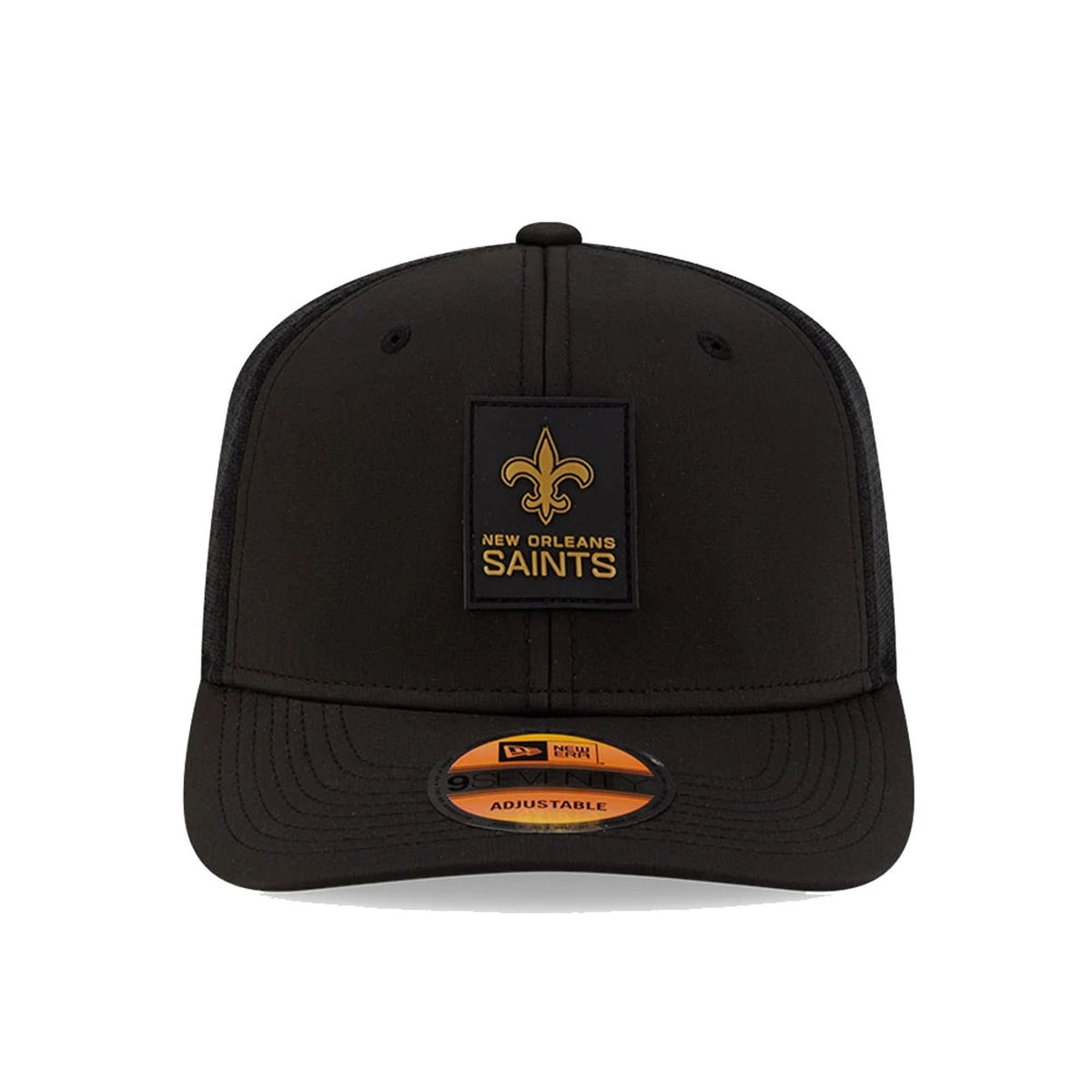 New Era New Orleans Saints NFL Sideline 2025 Black 9SEVENTY Trucker Stretch Snap - baseball sapka