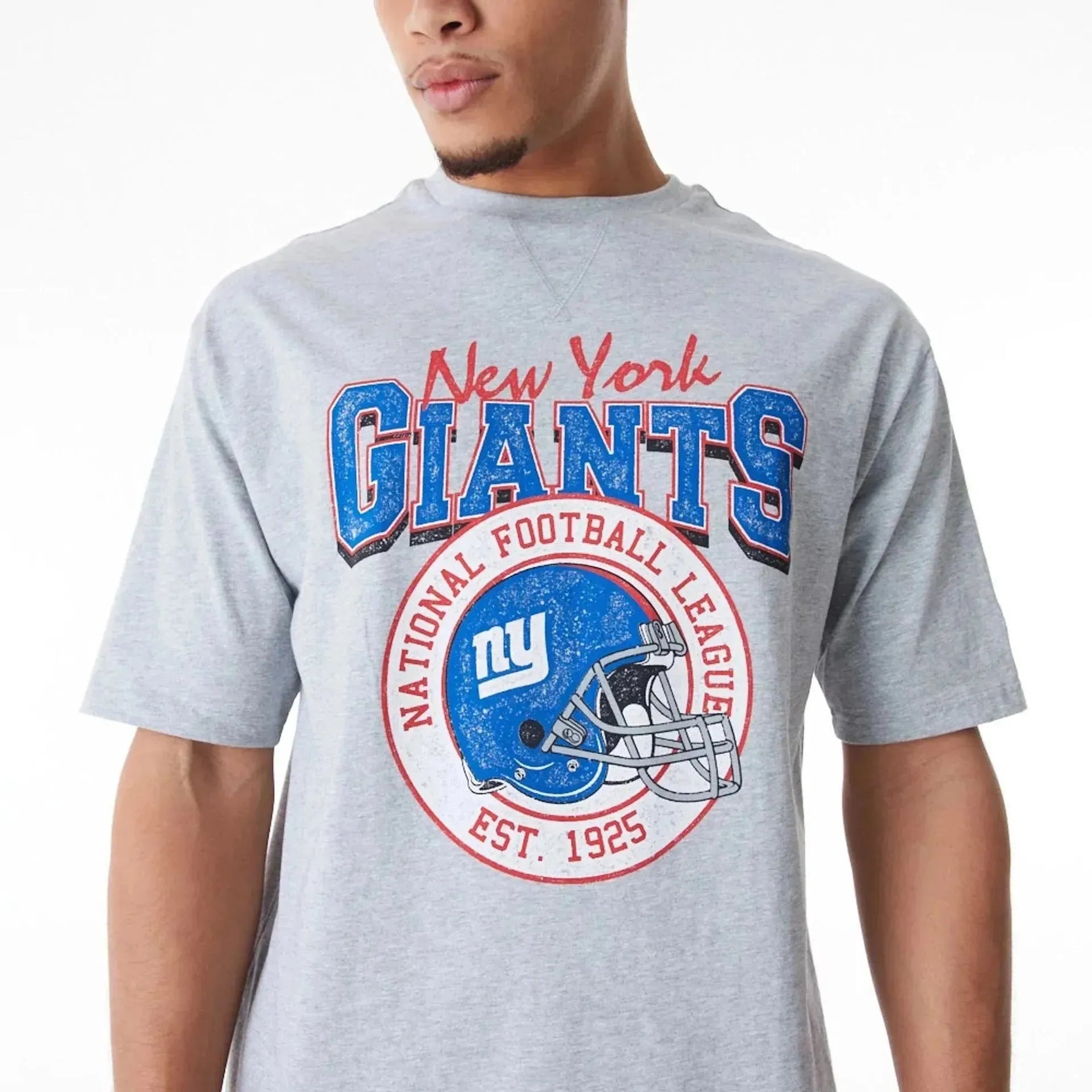 New Era New York Giants NFL Helmet Graphic Grey Oversized póló - Sportmania.hu