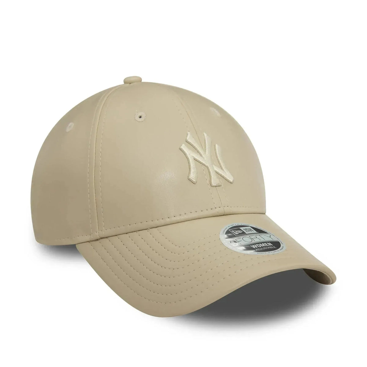 New Era New York Yankees Beige 9TWENTY baseball sapka, női, műbőr
