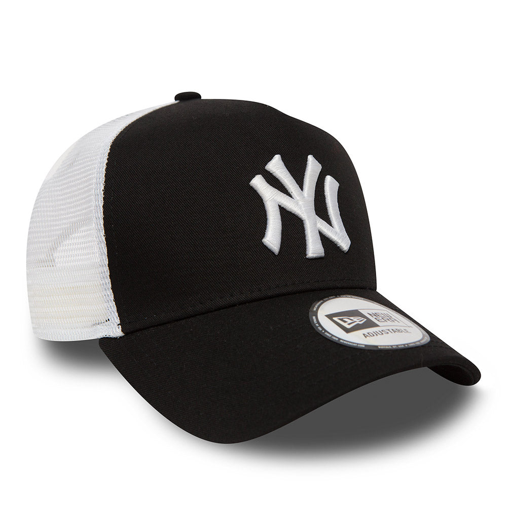 New Era New York Yankees Clean Black A-Frame Trucker sapka Baseball sapka - Sportmania.hu