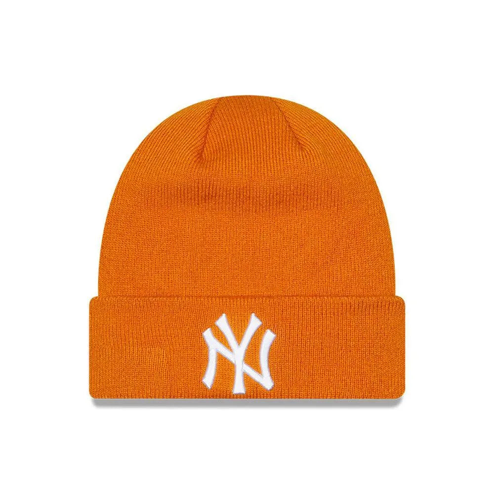 New Era New York Yankees Essential Cuff narancs kötött sapka