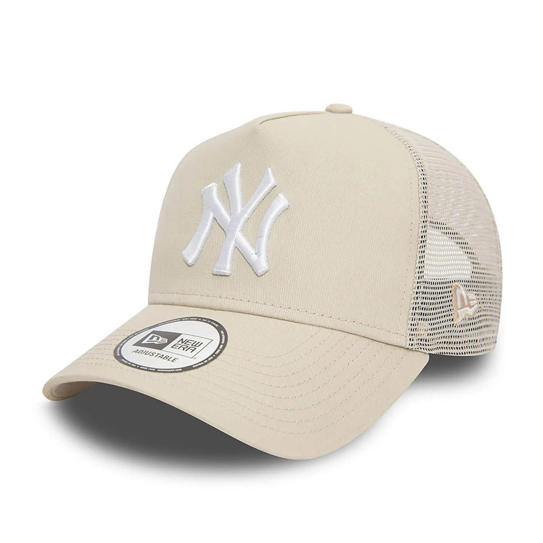 New Era New York Yankees League Essential Brown A-Frame Trucker Sapka - Sportmania.hu