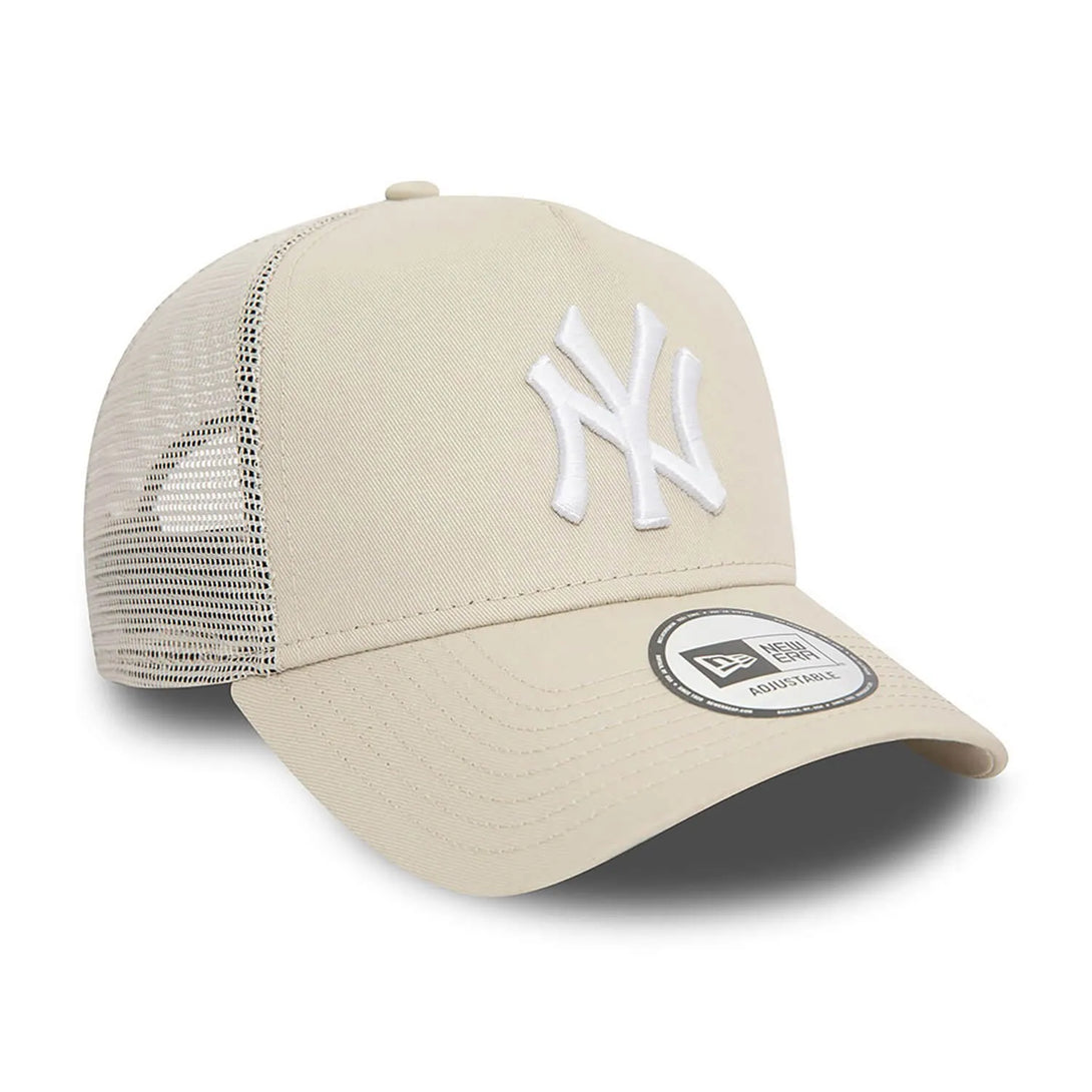 New Era New York Yankees League Essential Brown A-Frame Trucker Sapka - Sportmania.hu