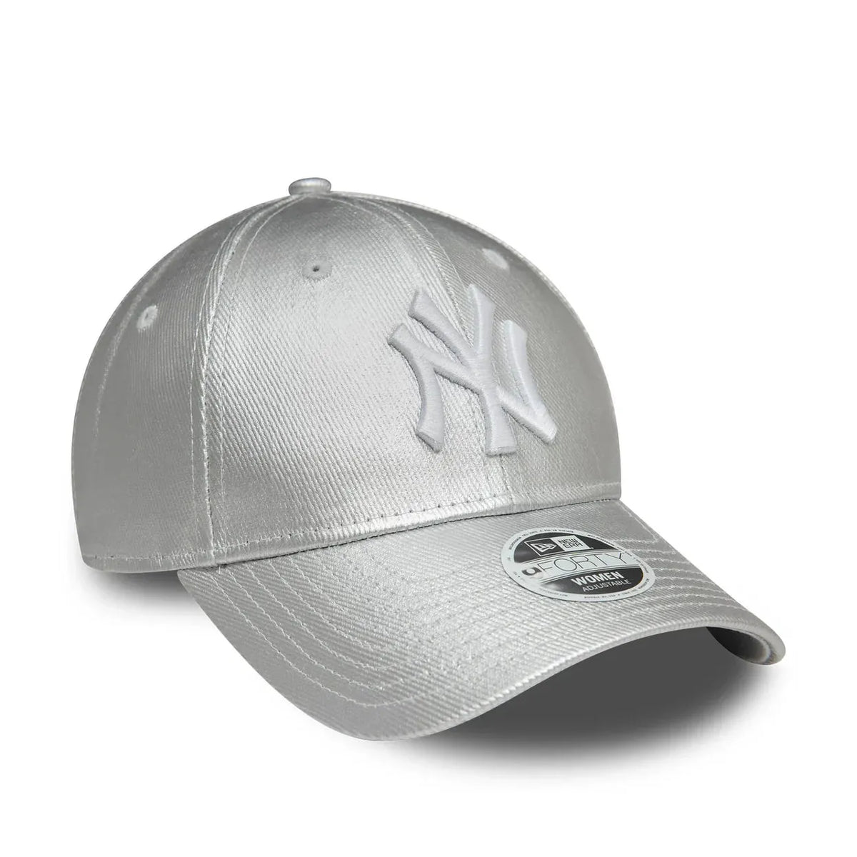New Era New York Yankees Met Denim Silver 9FORTY farmer baseball sapka, női