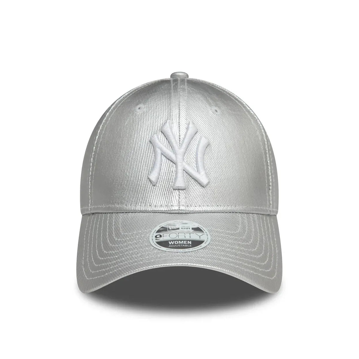 New Era New York Yankees Met Denim Silver 9FORTY farmer baseball sapka, női