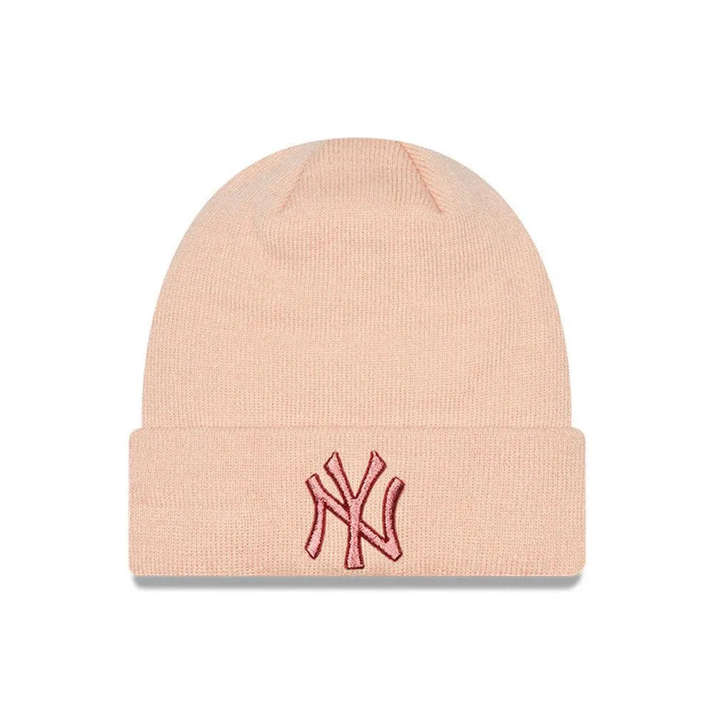 New Era New York Yankees Metallic Womens Pink női kötött sapka