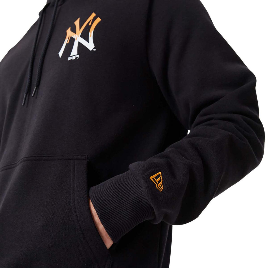 New Era New York Yankees MLB Drip Logo Black kapucnis pulóver - Sportmania.hu