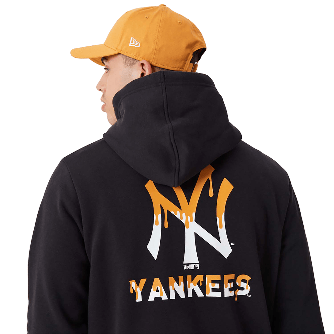 New Era New York Yankees MLB Drip Logo Black kapucnis pulóver - Sportmania.hu