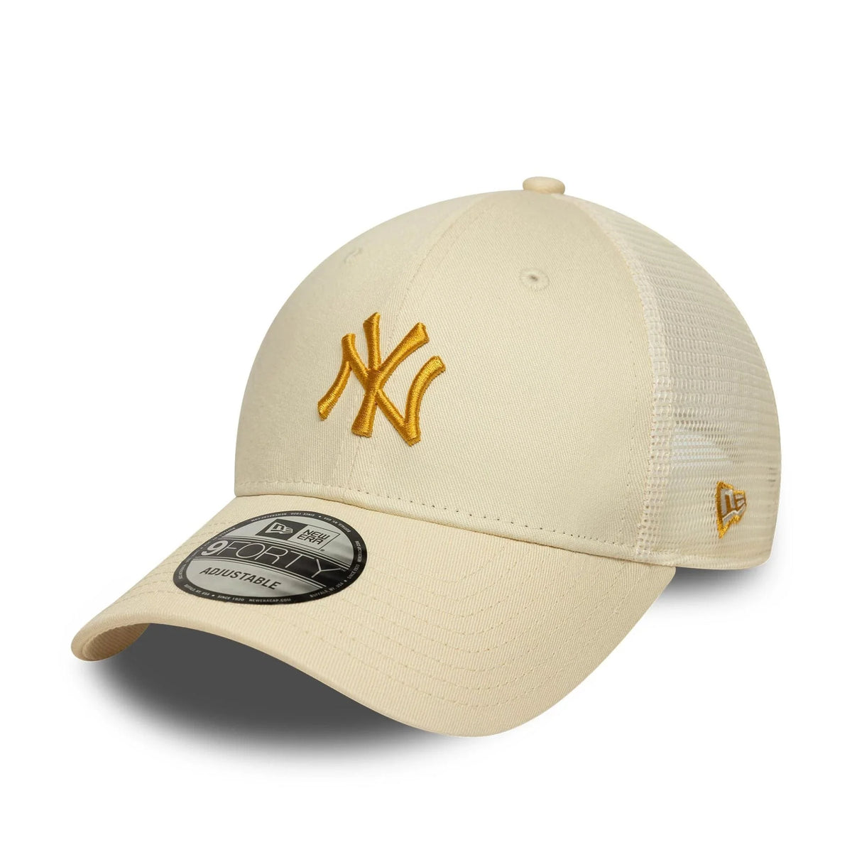 New Era New York Yankees MLB Homefield Cream 9FORTY Trucker sapka
