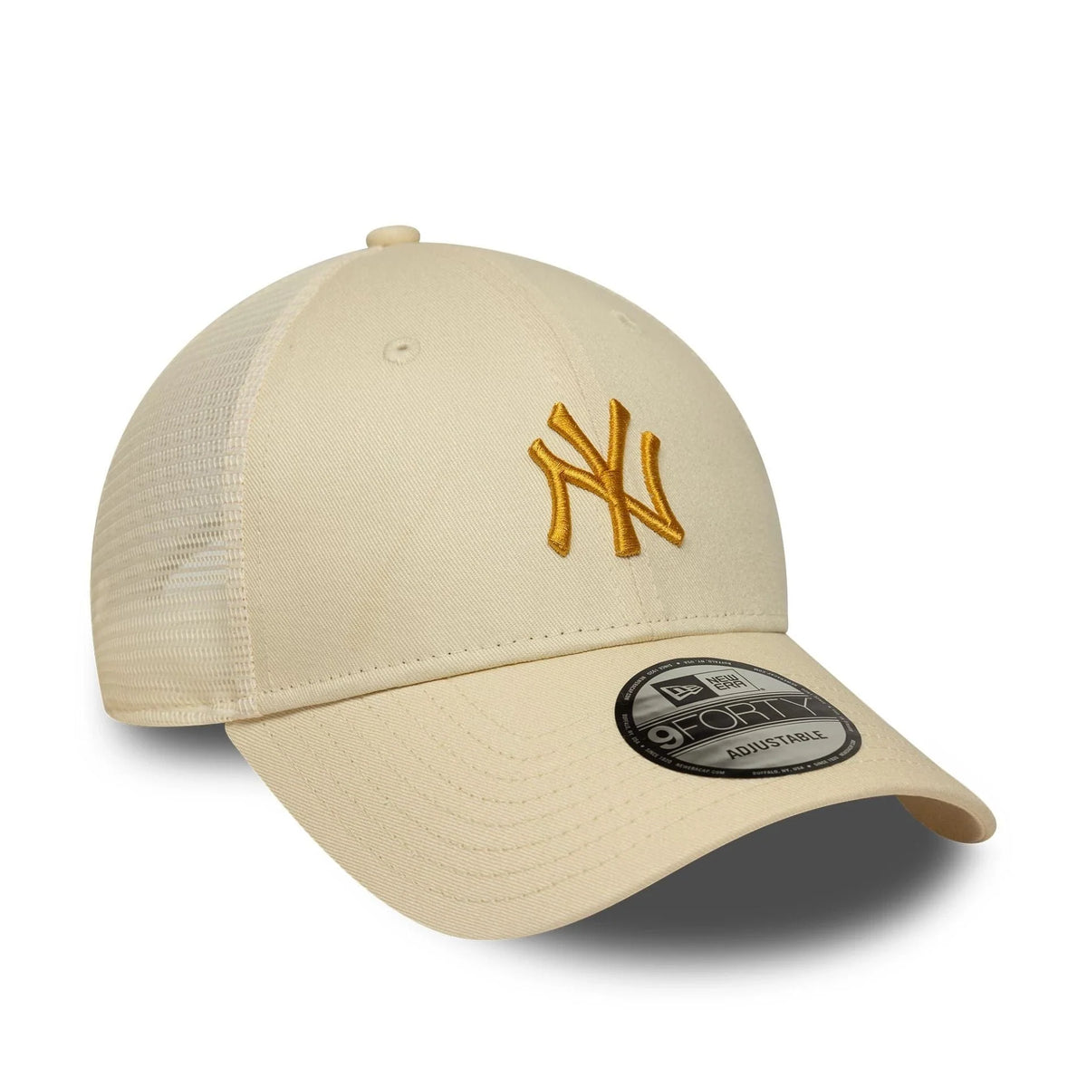 New Era New York Yankees MLB Homefield Cream 9FORTY Trucker sapka