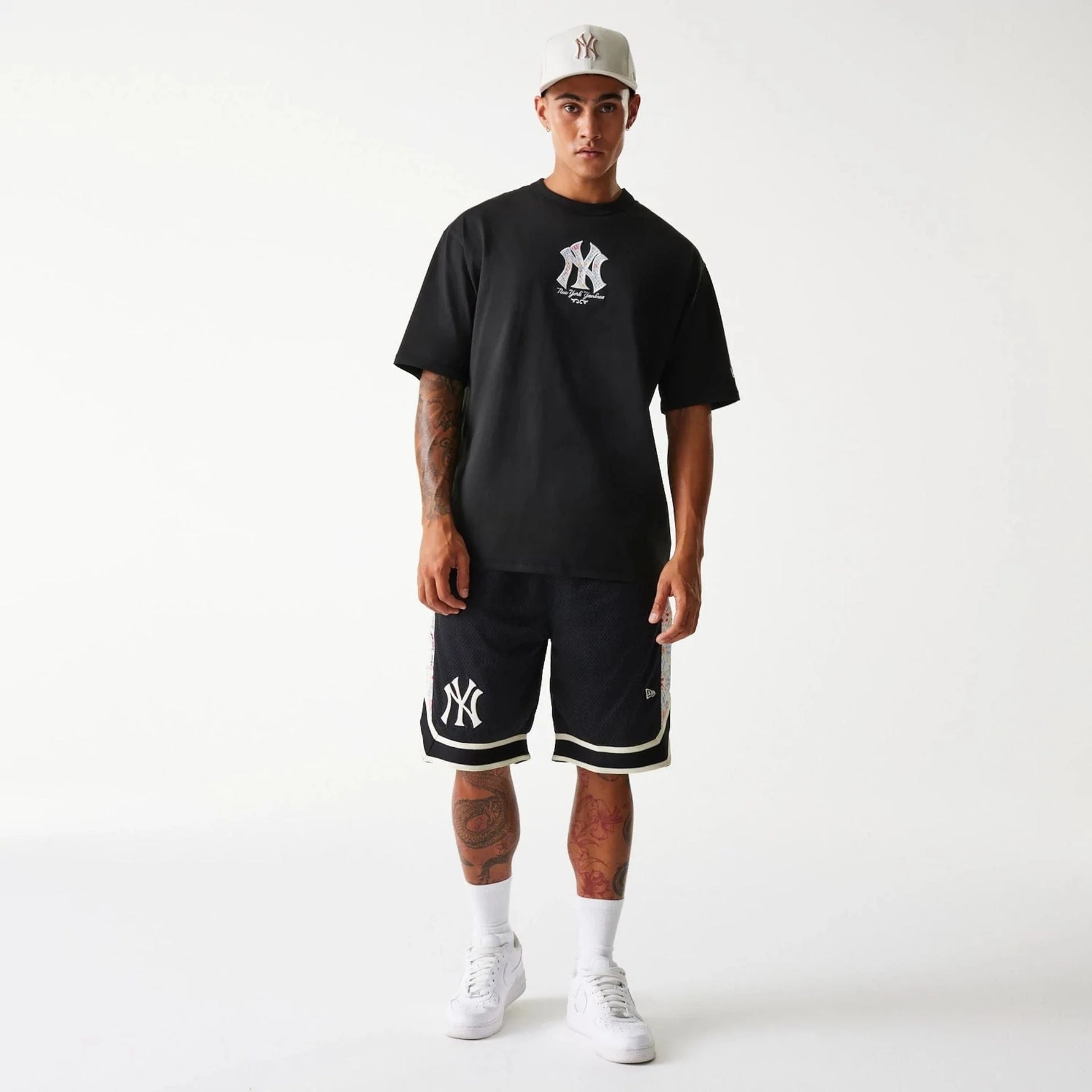 New Era New York Yankees MLB Infill Black Oversized póló - Sportmania.hu