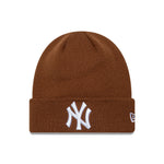New Era New York Yankees MLB League Essential Brown Cuff Knit Beanie kötött sapka