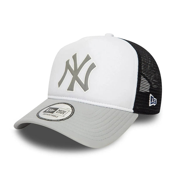 New Era New York Yankees MLB Logo Grey A-Frame trucker sapka Baseball sapka - Sportmania.hu