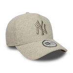 New Era New York Yankees MLB Melton Wool Cream 9FORTY E-Frame baseball sapka
