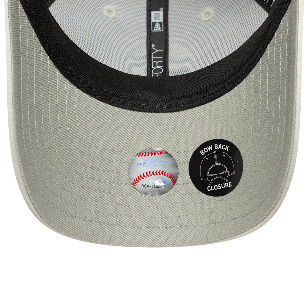 New Era New York Yankees MLB Satin Bow Back 9FORTY Grey baseball sapka