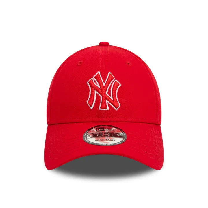 New Era New York Yankees Team Outline Scarlet White 9FORTY baseball sapka - Sportmania.hu