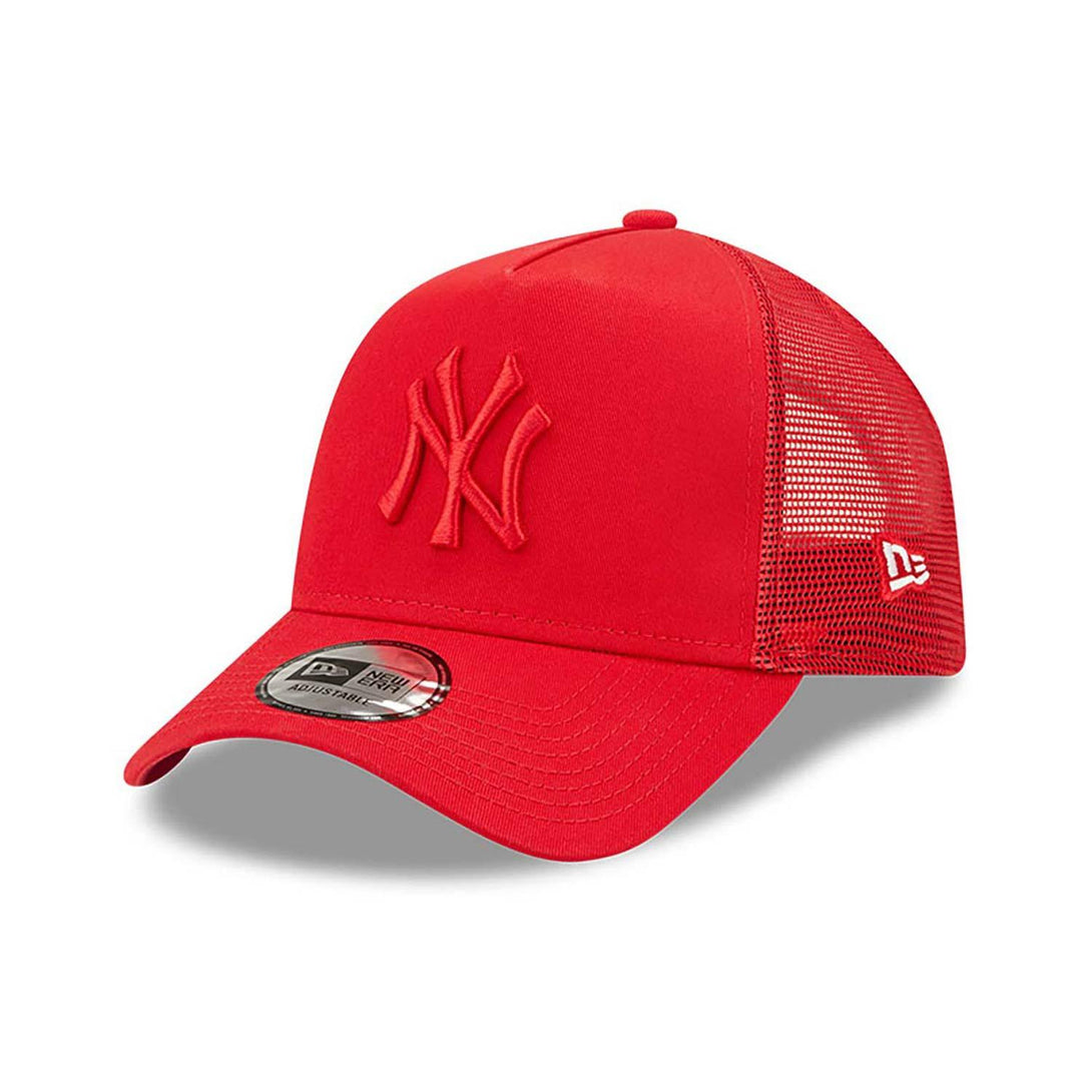 New Era New York Yankees Tonal Mesh Red A-Frame Trucker - Sportmania.hu