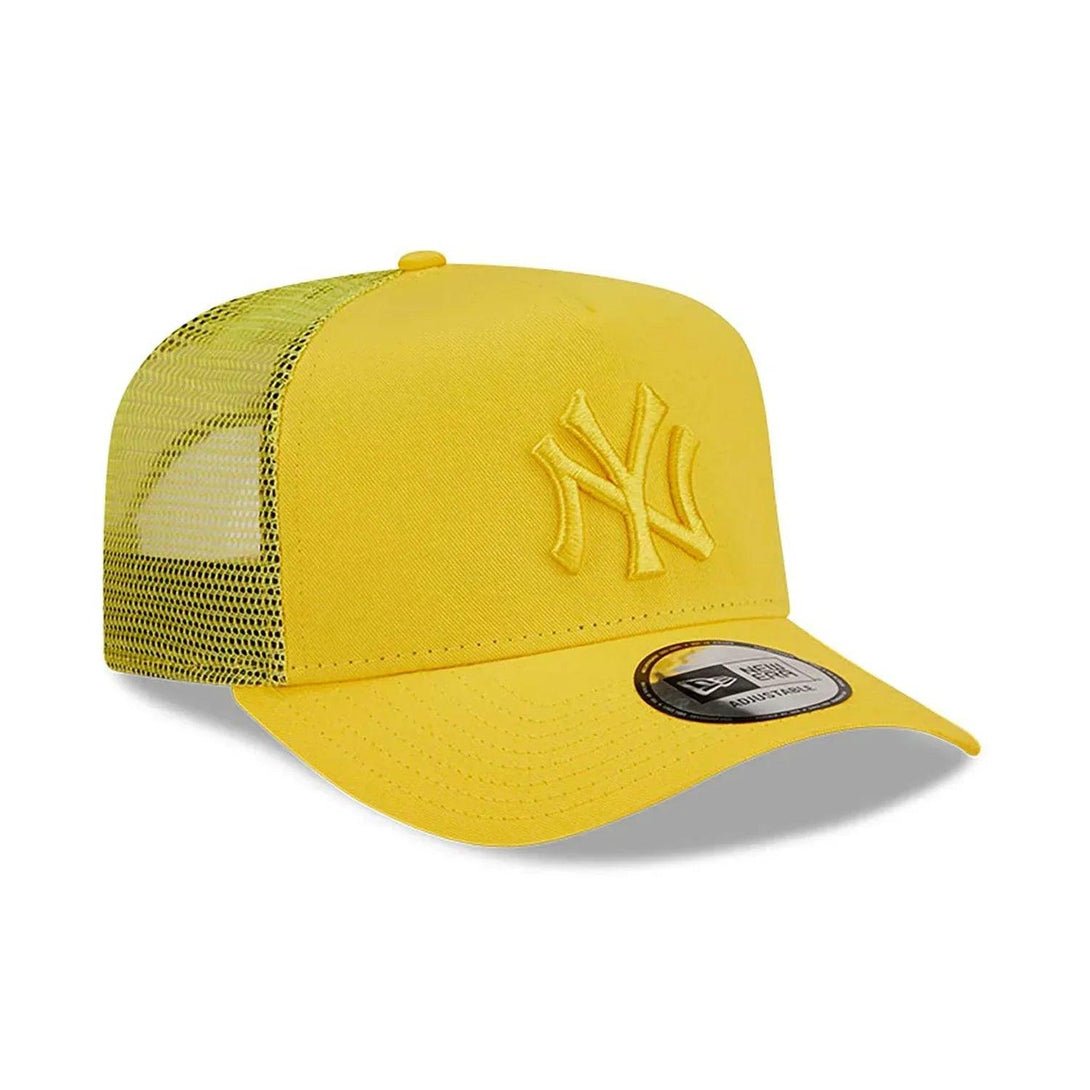 New Era New York Yankees Tonal Mesh Yellow A-Frame Trucker sapka - Sportmania.hu