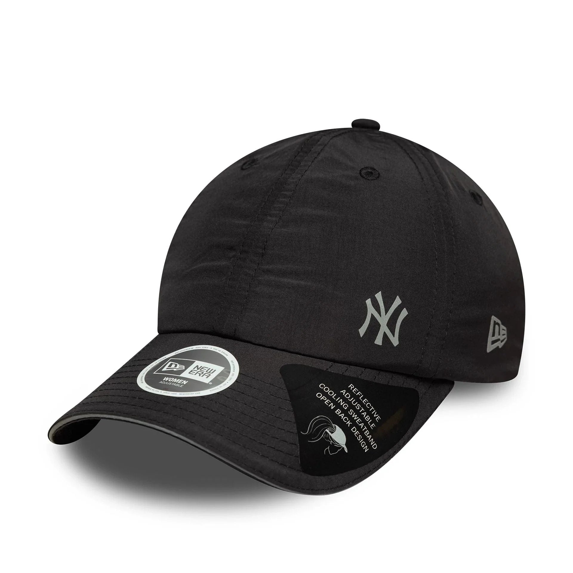 New Era New York Yankees Womens MLB Flawless Black Pony Tail baseball sapka