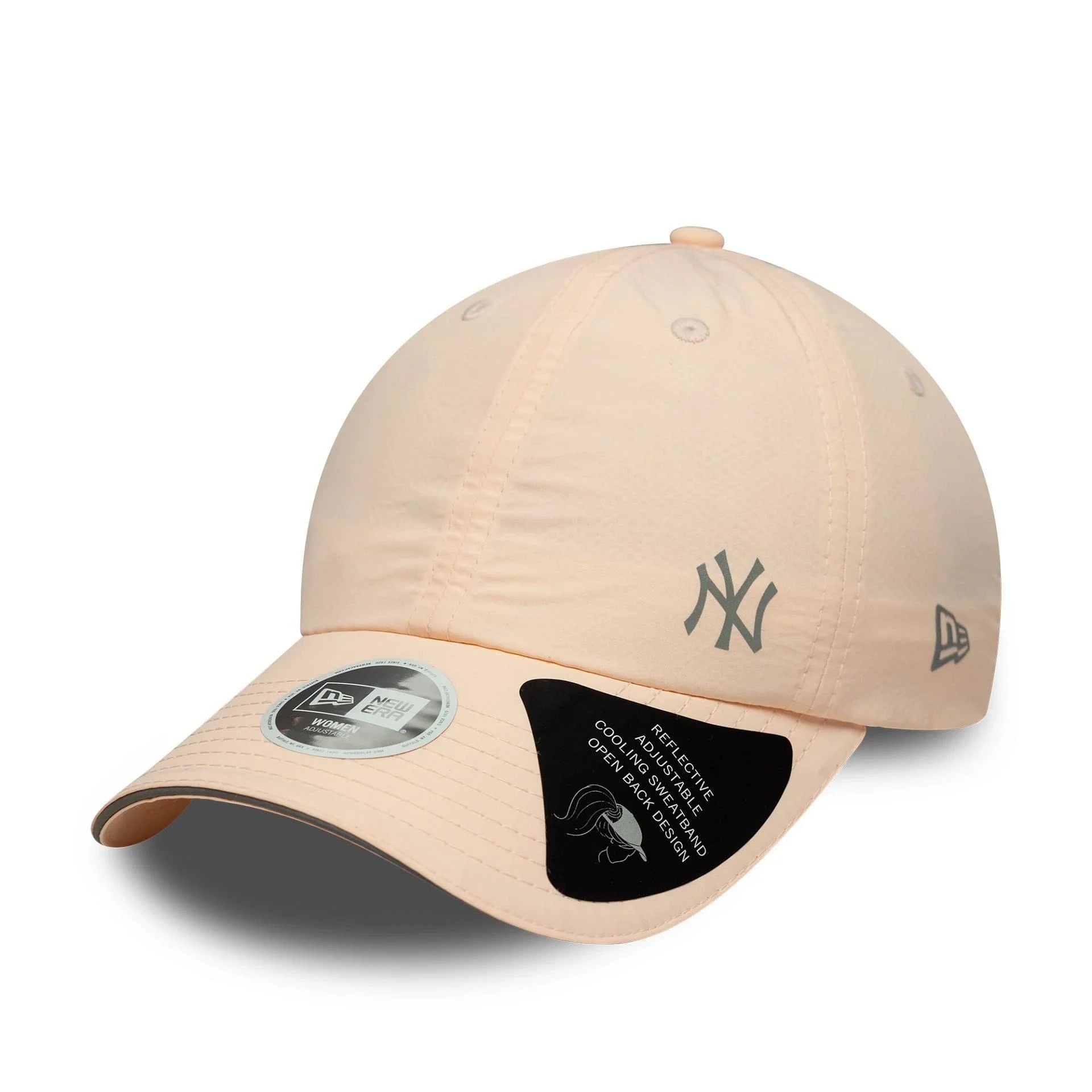 New Era New York Yankees Womens MLB Flawless Pastel Pink Pony Tail baseball sapka