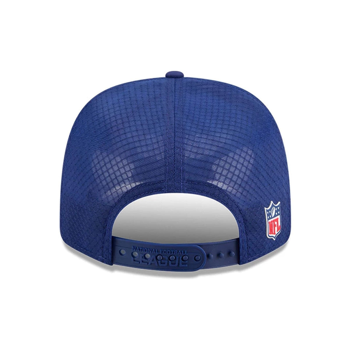 New Era NFL Official Logo NFL Sideline 2025 Blue 9SEVENTY Trucker Stretch Snap - baseball sapka