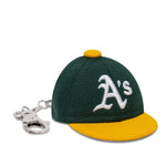 New Era Oakland Athletics MLB Mini Cap Dark Green kulcstartó