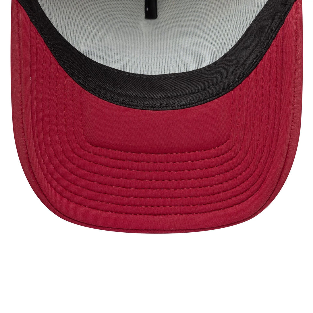 New Era Oval Foam Patch Dark Red 9FORTY A-Frame Trucker sapka - Sportmania.hu
