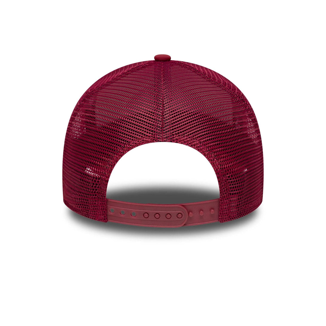 New Era Oval Foam Patch Dark Red 9FORTY A-Frame Trucker sapka - Sportmania.hu