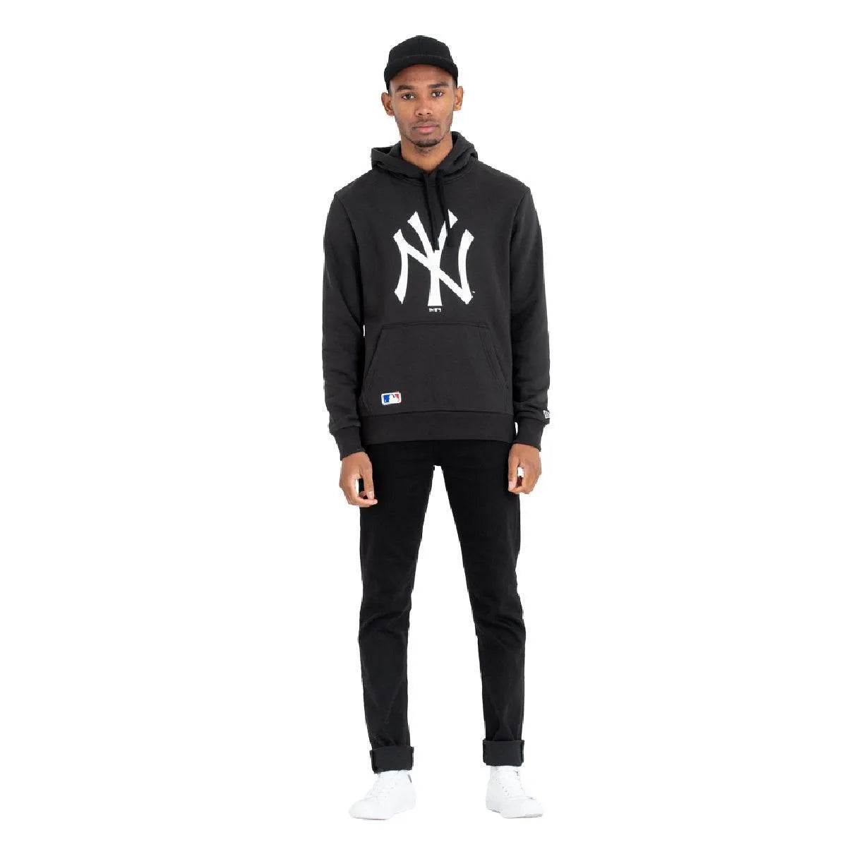 New Era PULOVER TEAM LOGO HOODY NEYYAN BLK Pulóver - Sportmania.hu