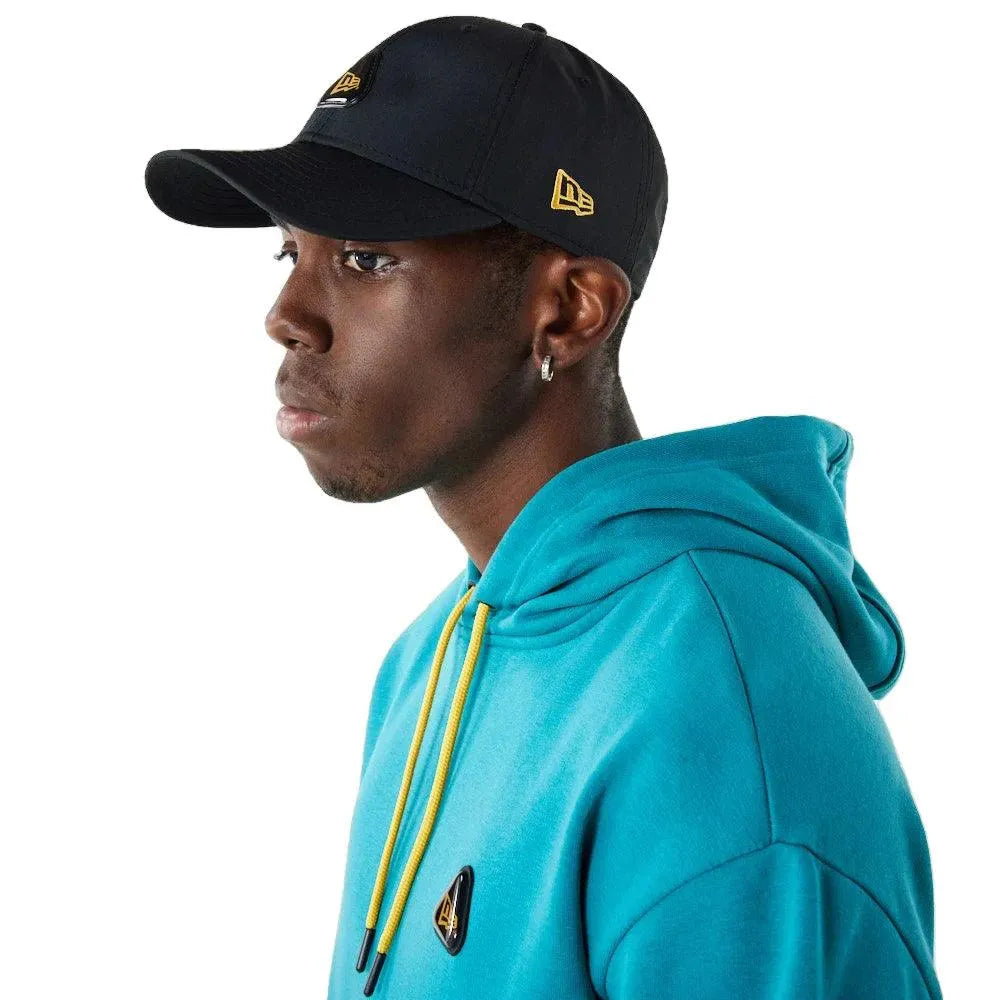 New Era Rubber Patch Turquoise kapucnis pulóver