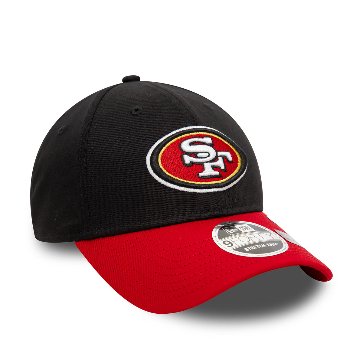 New Era San Francisco 49ers NFL Black 9FORTY Stretch Snap sapka