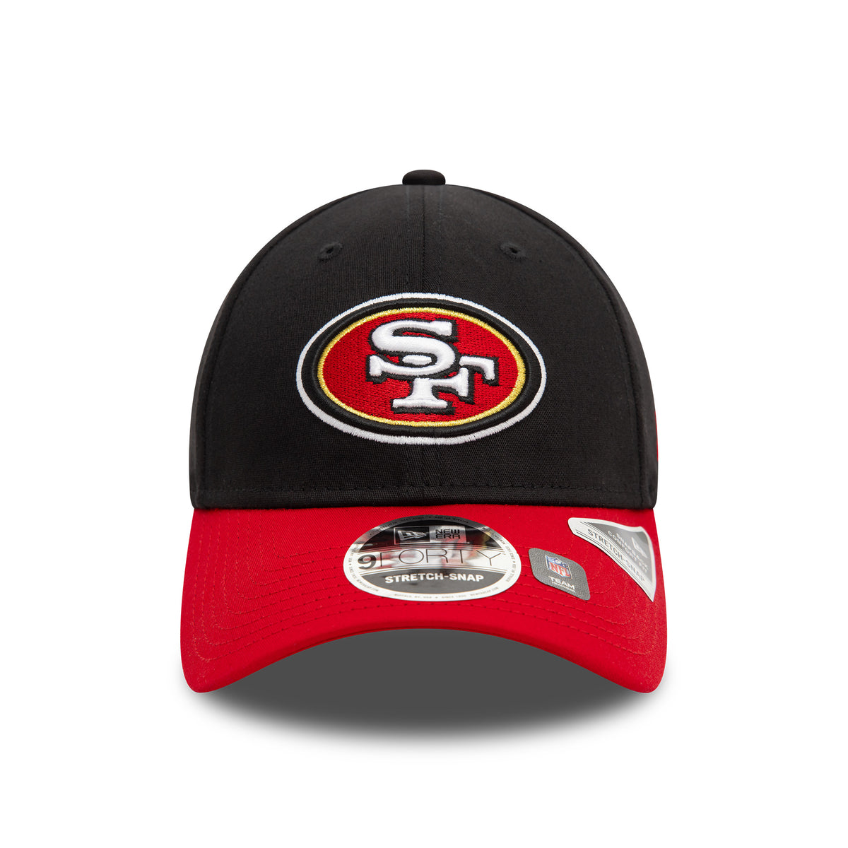 New Era San Francisco 49ers NFL Black 9FORTY Stretch Snap sapka