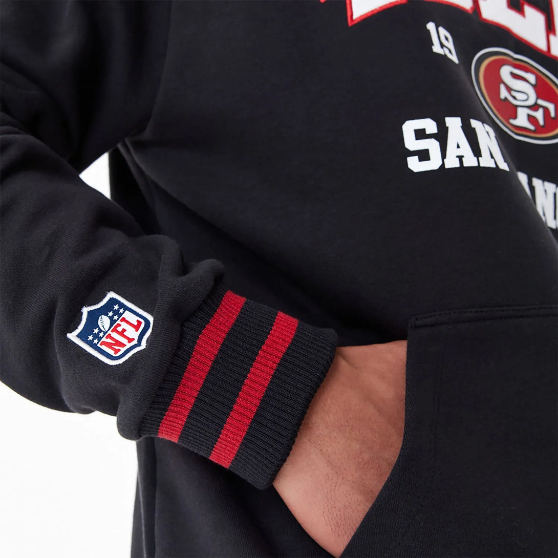 New Era San Francisco 49Ers NFL Black Oversized pullover kapucnis pulóver - Sportmania.hu