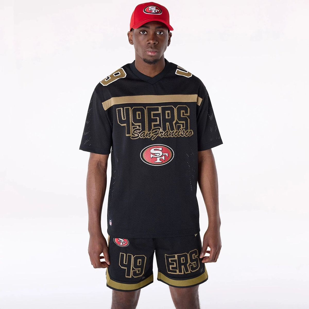 New Era San Francisco 49ers NFL Mesh Black mez
