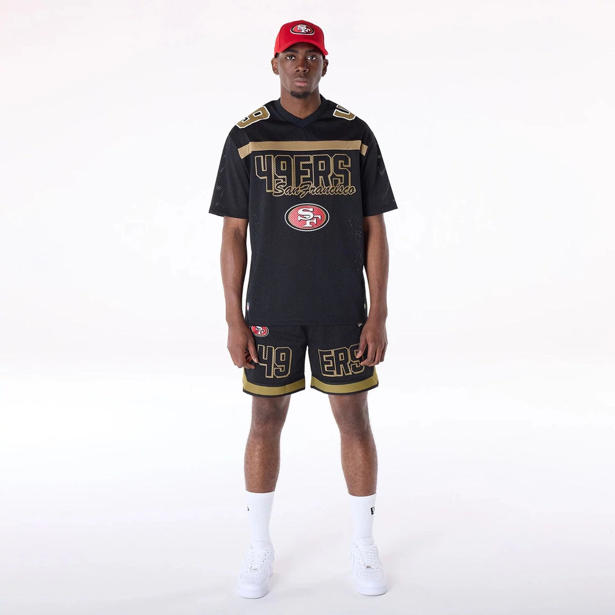 New Era San Francisco 49ers NFL Mesh Black mez