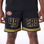 New Era San Francisco 49ers NFL Mesh Black Short