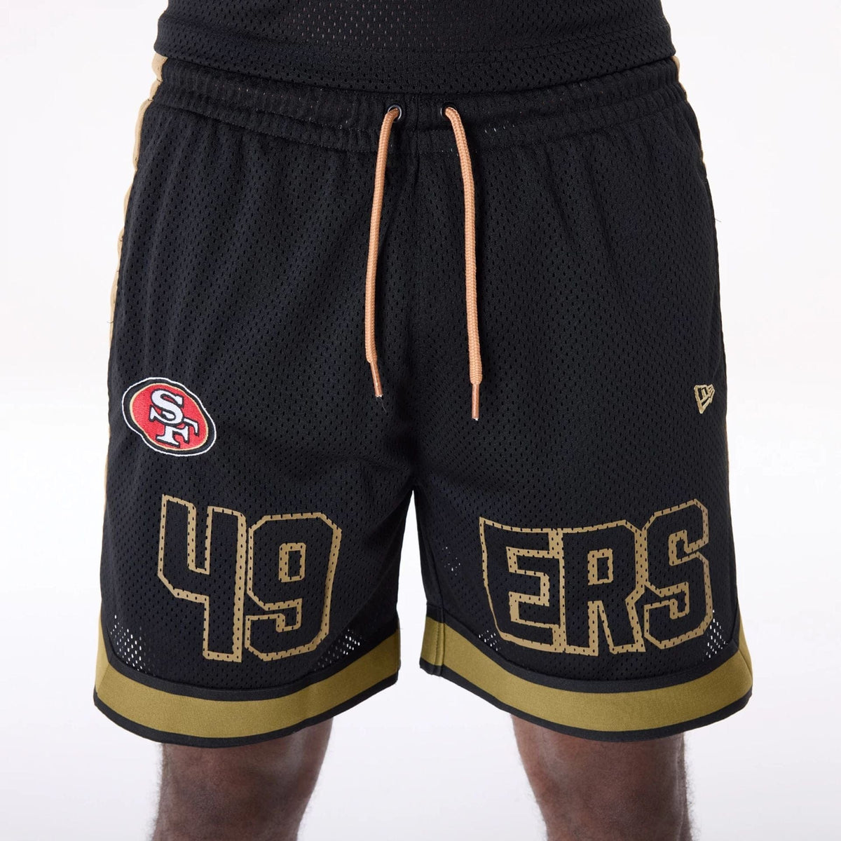 New Era San Francisco 49ers NFL Mesh Black Short