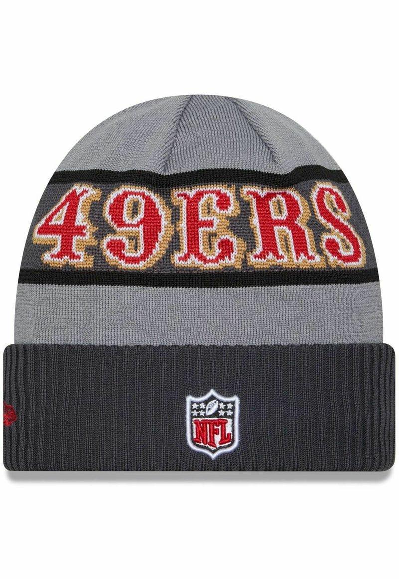 New Era San Francisco 49ers NFL Sideline 2023 Grey Cuff Knit Beanie kötött sapka - Sportmania.hu