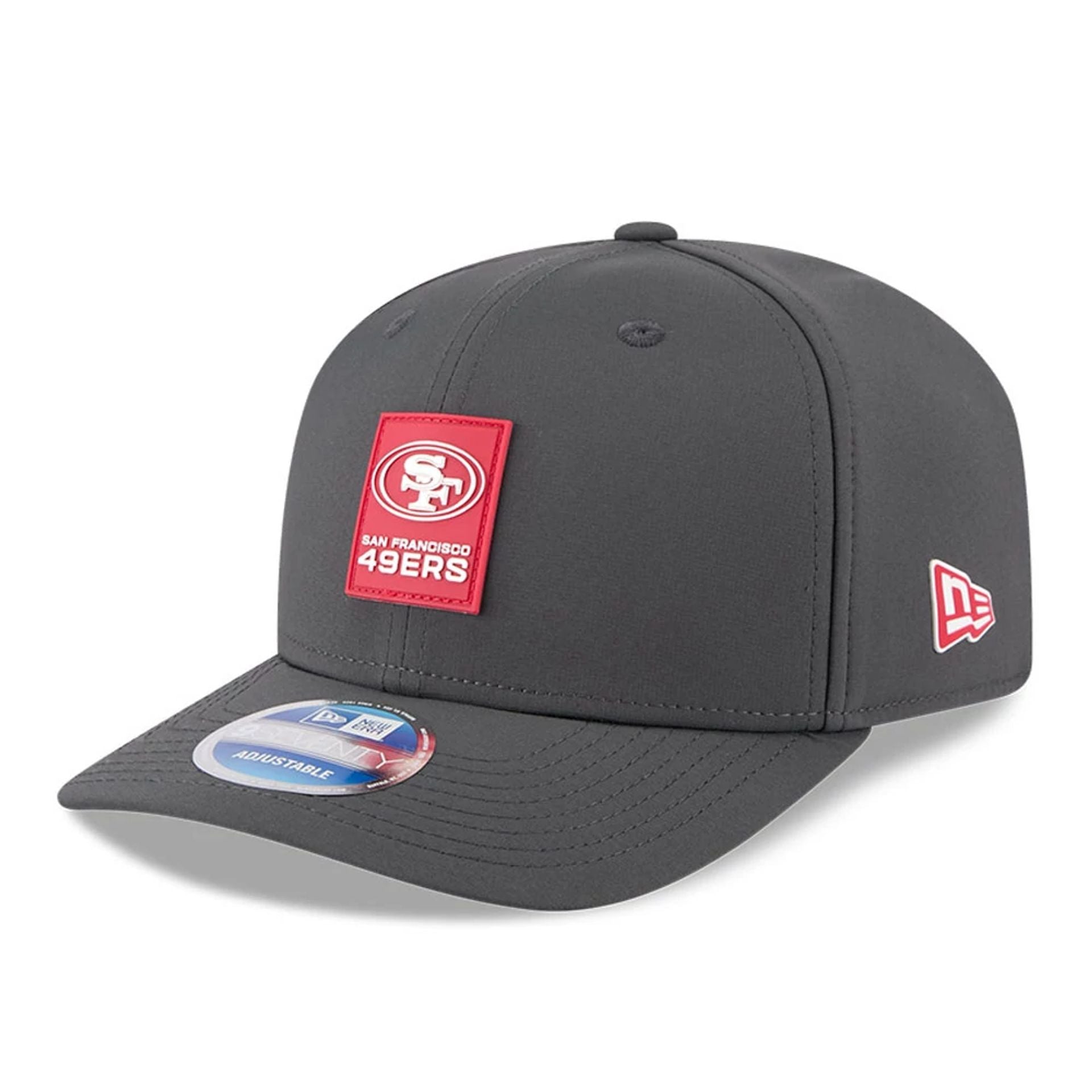 New Era San Francisco 49ers NFL Sideline 2025 Charcoal 9SEVENTY Stretch Snap - baseball sapka