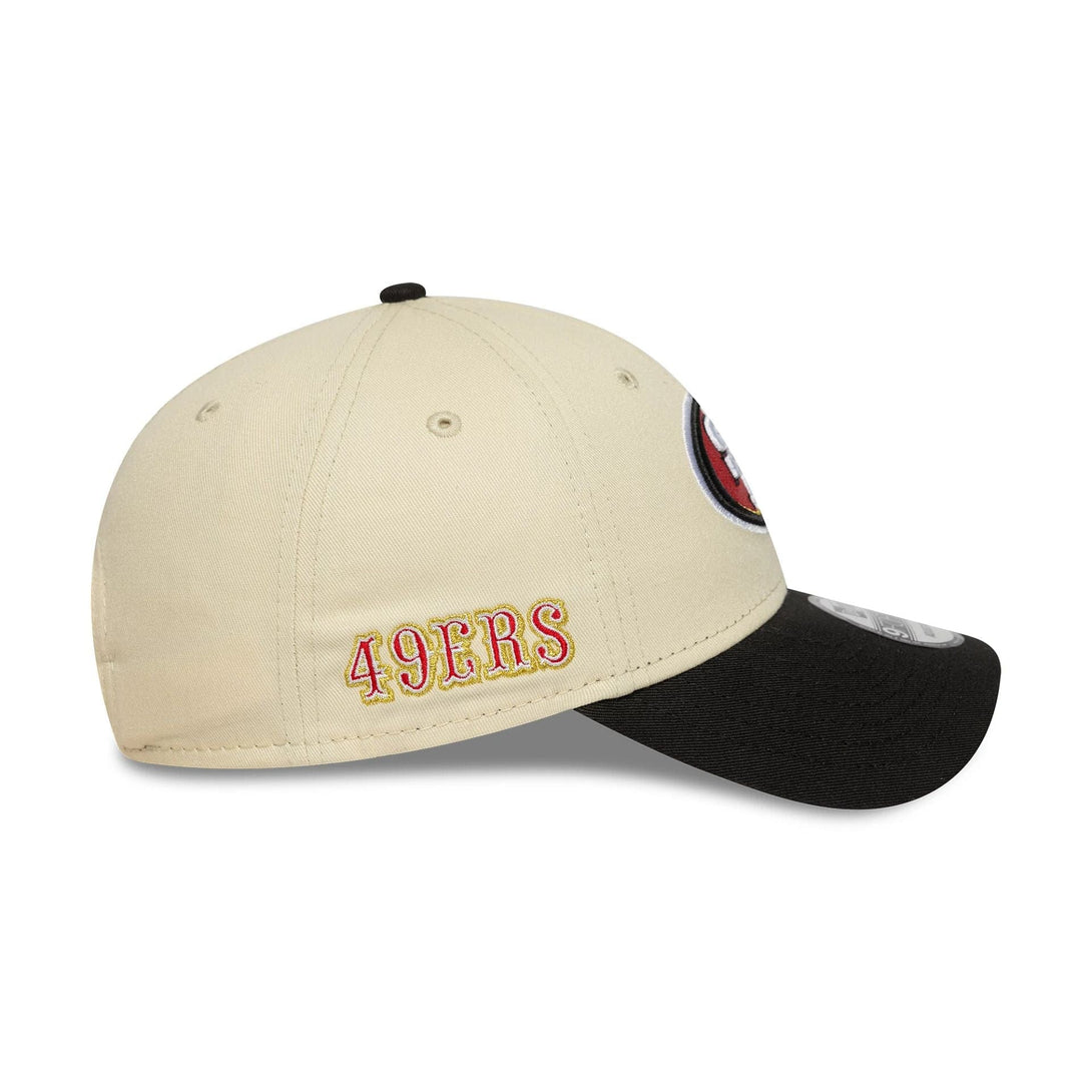 New Era San Francisco 49ers NFL Wordmark Cream 9FORTY baseball sapka - Sportmania.hu