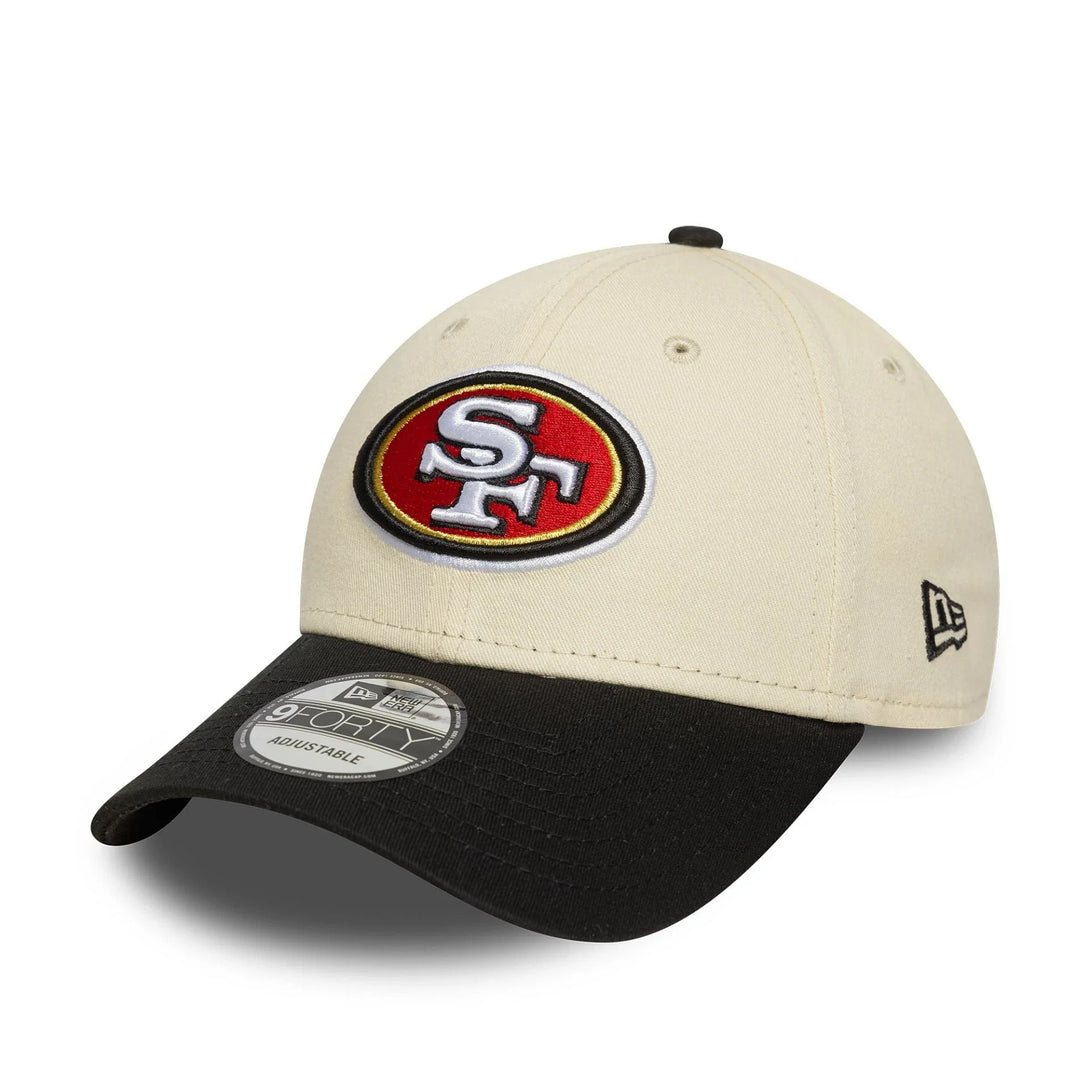 New Era San Francisco 49ers NFL Wordmark Cream 9FORTY baseball sapka - Sportmania.hu