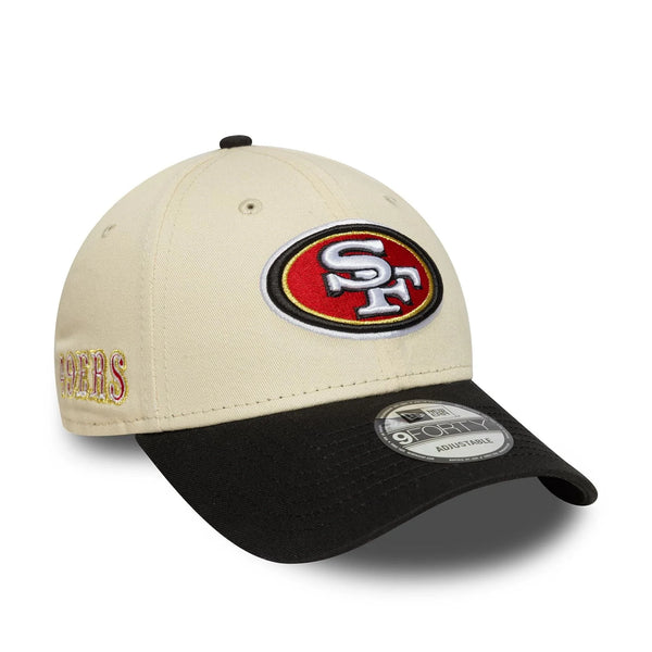 New Era San Francisco 49ers NFL Wordmark Cream 9FORTY baseball sapka - Sportmania.hu