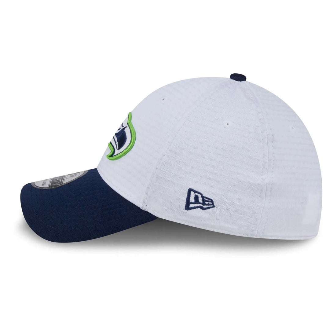 New Era Seattle Seahawks Training 2024 White 9FORTY Stretch Snap sapka Baseball sapka - Sportmania.hu