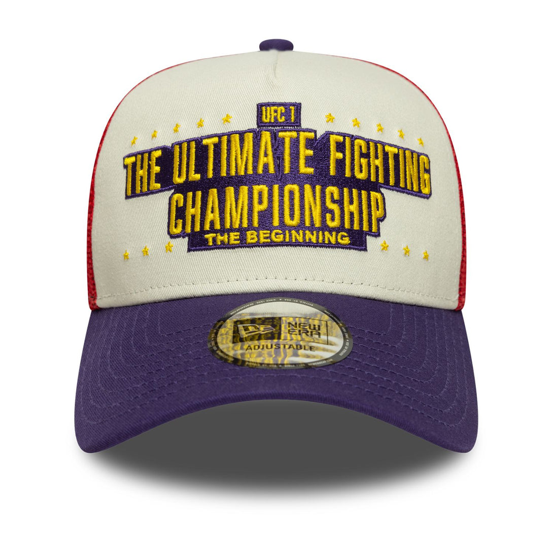 New Era Ulti-Man UFC Ultimate Fighting Cream 9FORTY E-Frame Trucker sapka - Sportmania.hu