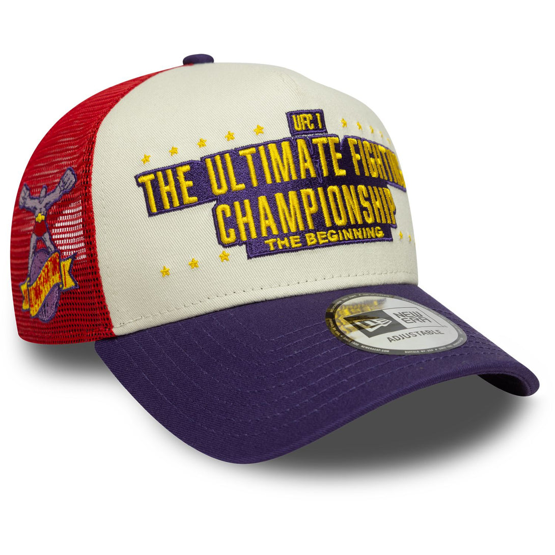 New Era Ulti-Man UFC Ultimate Fighting Cream 9FORTY E-Frame Trucker sapka - Sportmania.hu