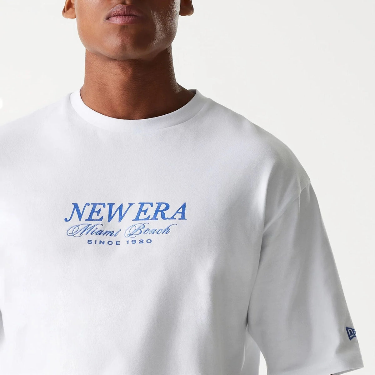 New Era Vacation Graphic White Oversized férfi póló