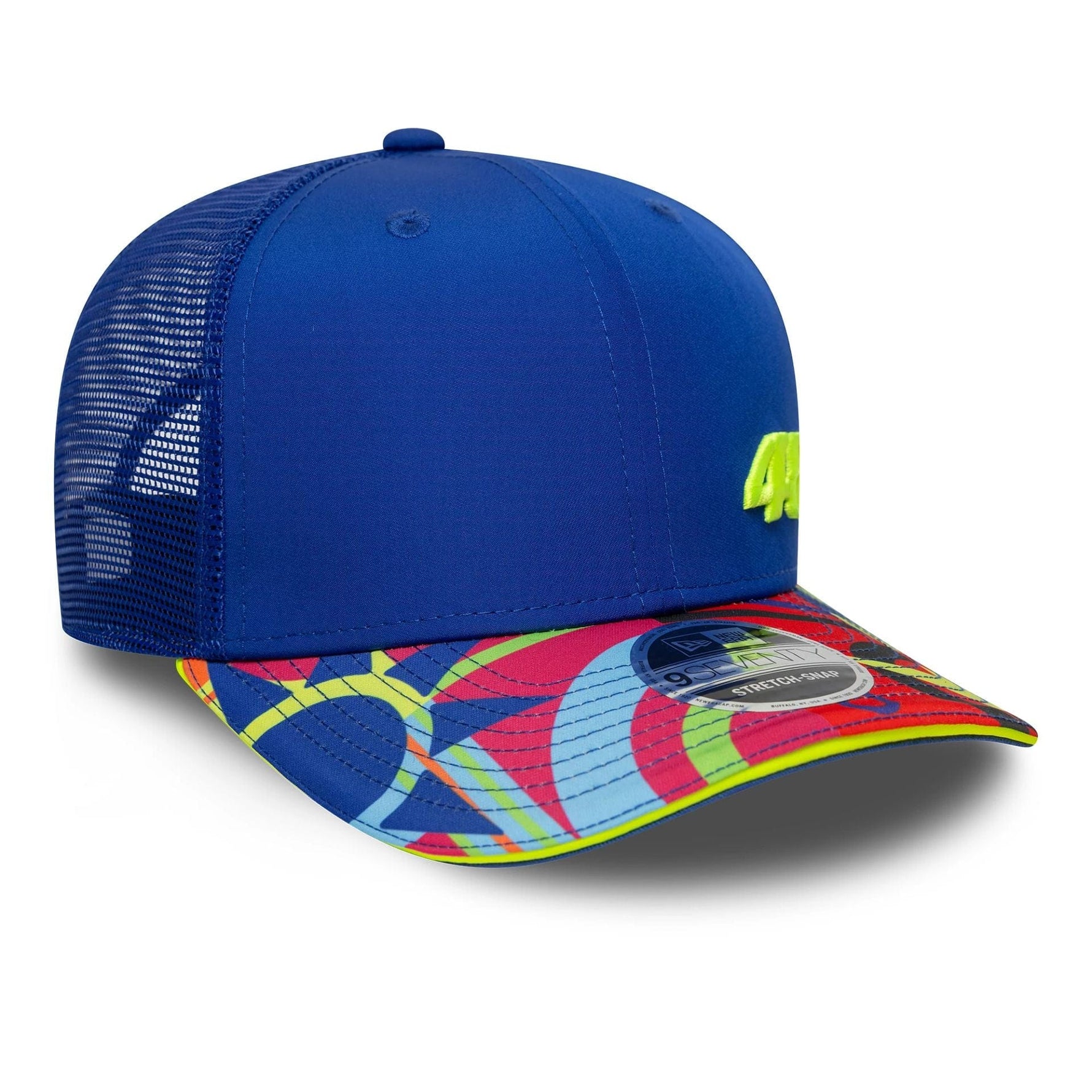 New Era VR46 Vale Fanwear Dark Blue 9SEVENTY Stretch Snap sapka - Sportmania.hu