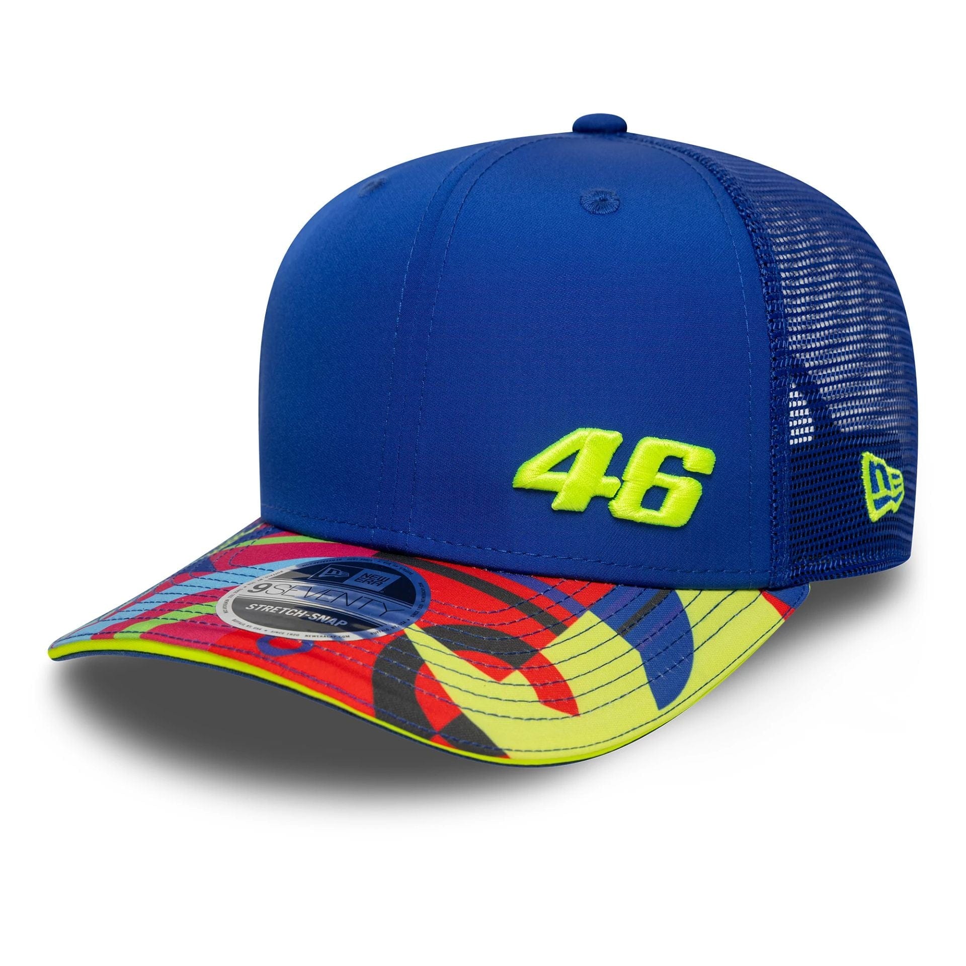 New Era VR46 Vale Fanwear Dark Blue 9SEVENTY Stretch Snap sapka