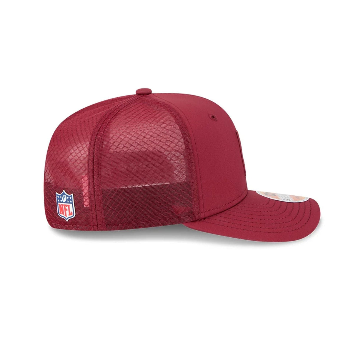New Era Washington Commanders NFL Sideline 2025 Dark Red 9SEVENTY Trucker Stretch Snap - baseball sapka