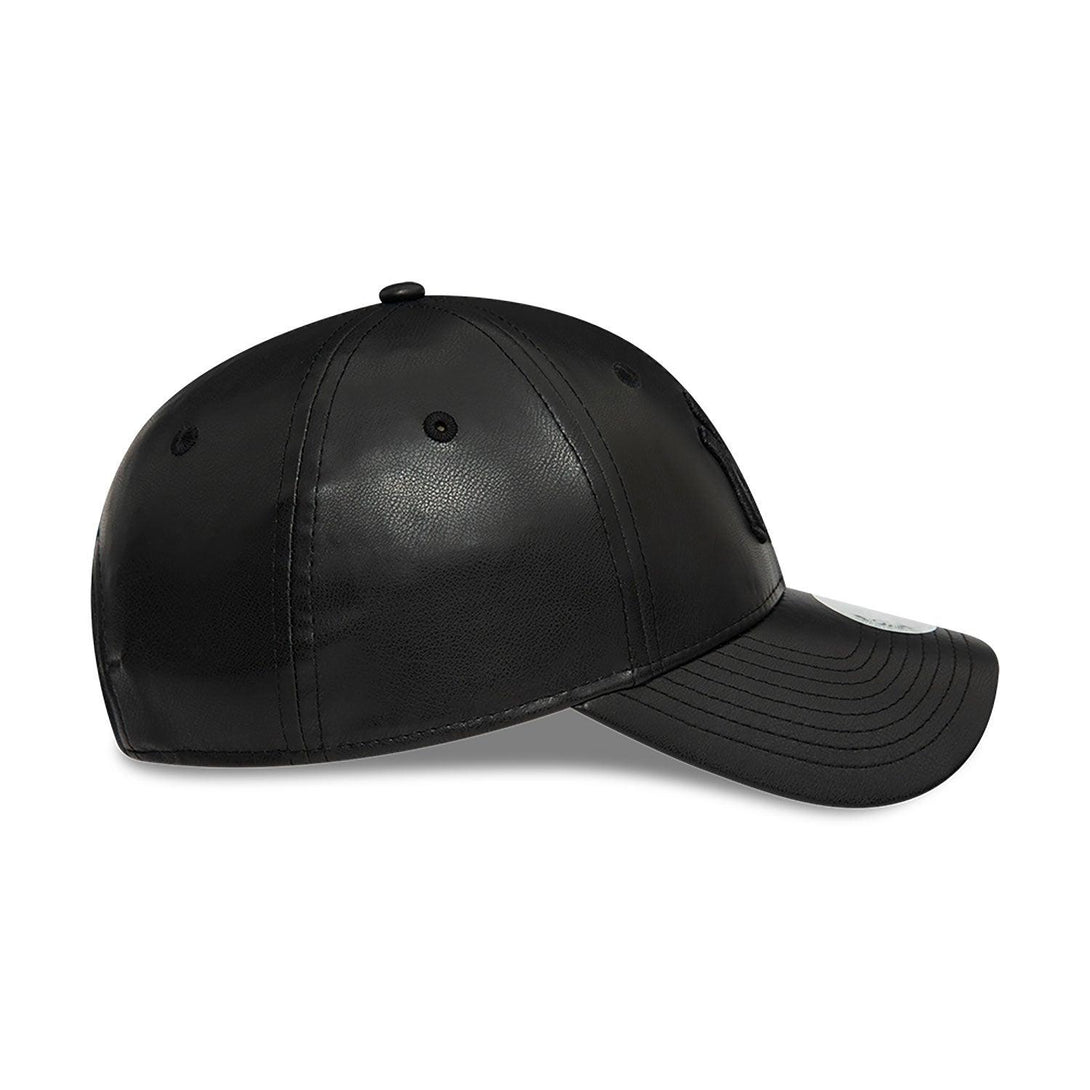 New Era New York Yankees Faux Leather Womens Black 9FORTY , női Baseball sapka - Sportmania.hu